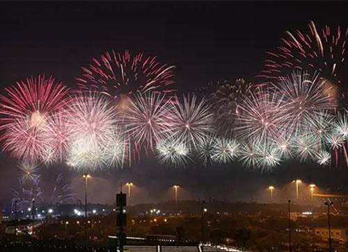 德清县焰火晚会